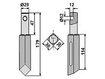 Rotary tine