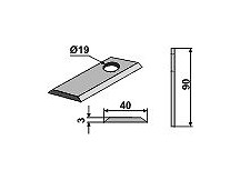 Rotary mower blade