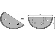 Food mixer knives