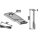 Rotary mower blade