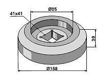Flange extern Ř158