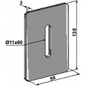 Scraper for packer rolls