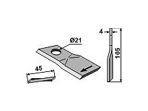 Rotary mower blade