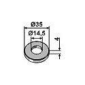 Washer Ř35x4xŘ14,5