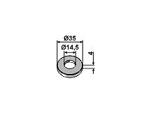 Washer Ř35x4xŘ14,5