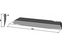 Seitenmesser 443mm - rechte Ausführung