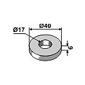 Washer Ř40x6xŘ17