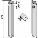 Rotary-tine