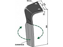 Tine for rotary harrows DURAFACE, right model
