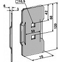 Scraper for packer rolls