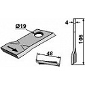 Rotary mower blade