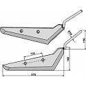 Beet lifter share, right model