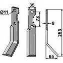 Rotary tine, right model