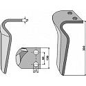 Forgóborona fogak - jobbos kivitel 300x12