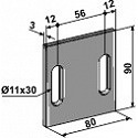 Scraper for packer rolls