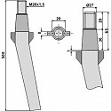 Tine for rotary harrows