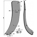 Subsoiling shank - left model