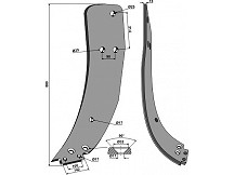 Subsoiling shank - left model