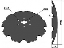 Notched disc - Ř710x6